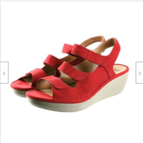 clarks womens wedge sandals